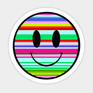Serape Happy Face Sticker